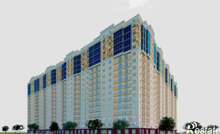 1-комн квартира в новом доме улица Хаджи Булача, 17В,  д. 17В