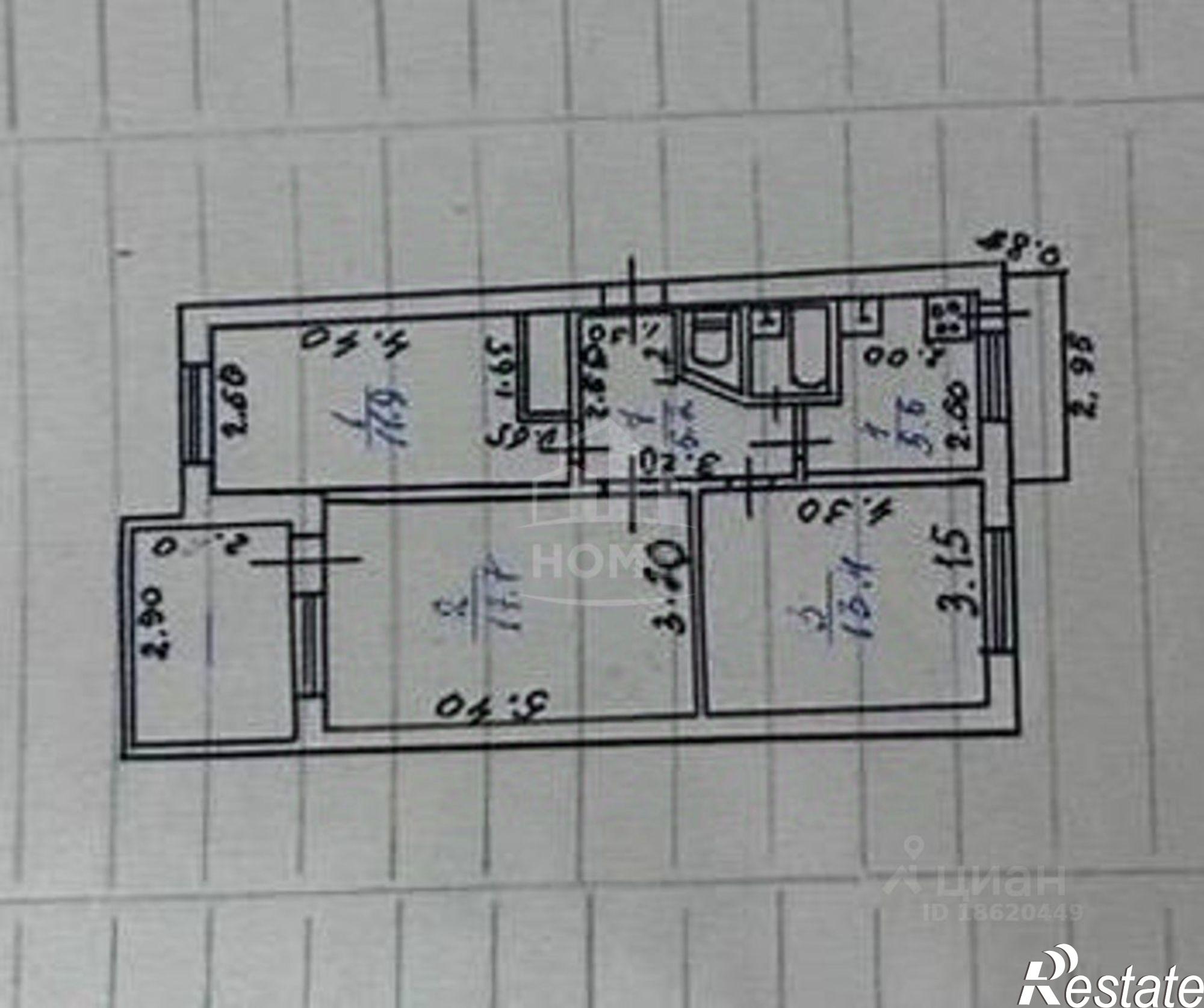 Купить квартиру за 8 000 000 рублей на ул Ахмедхана Абу-Бакара, 19