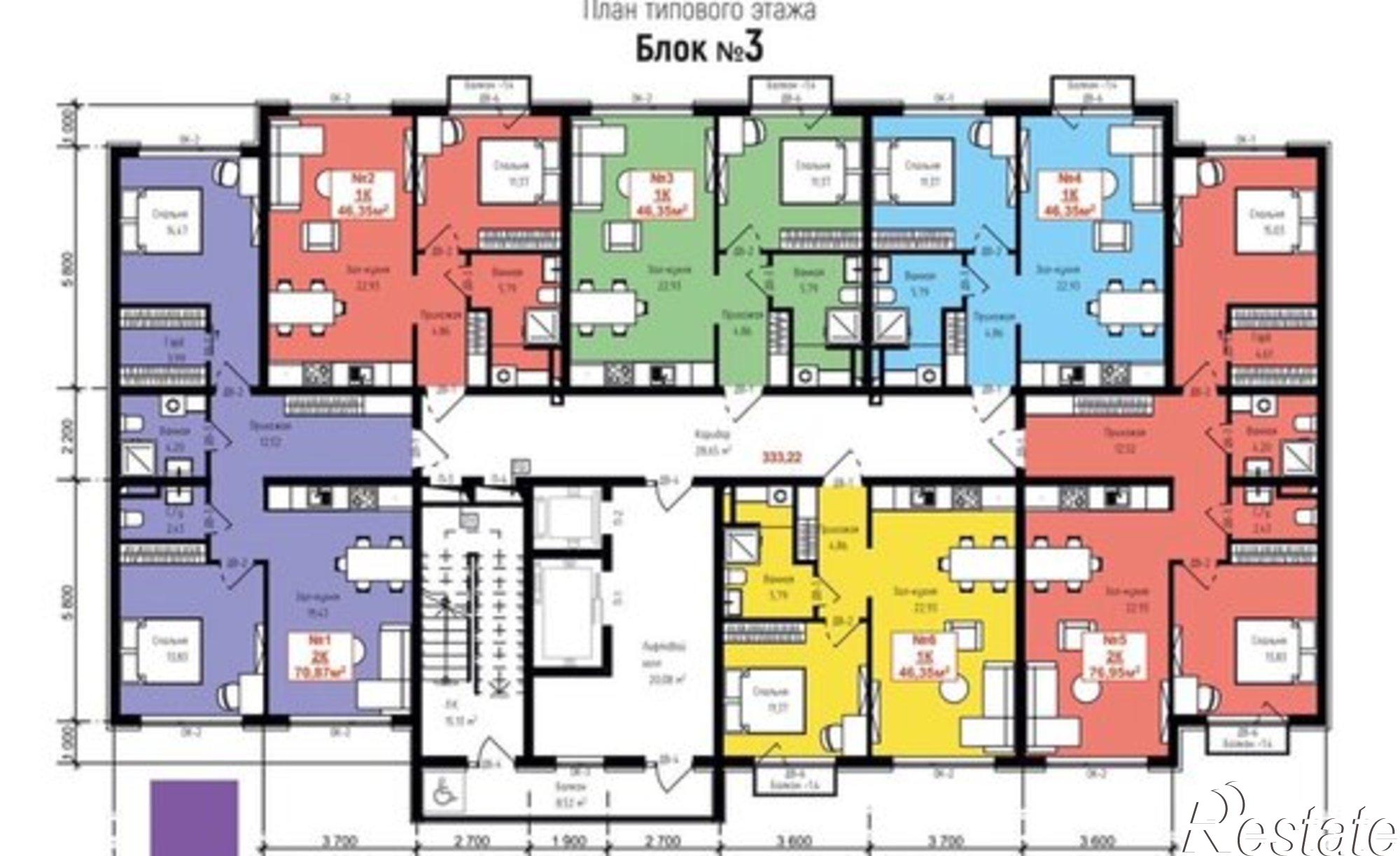 Купить квартиру за 2 999 000 рублей на Луговая улица, 8