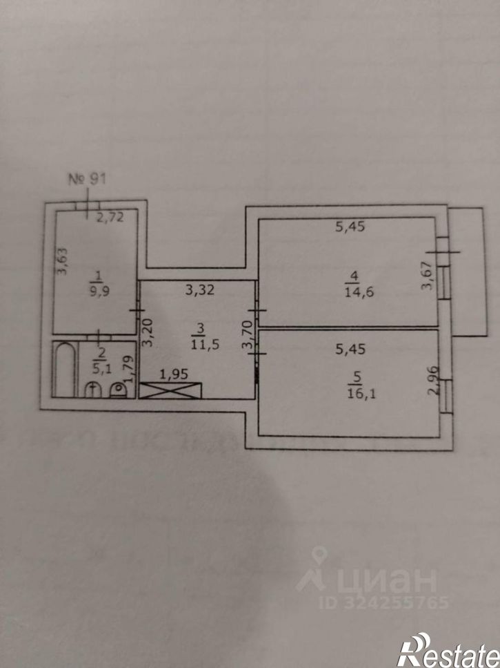 2-комн квартира проспект Петра I, 32 к2,  д. 32 к2