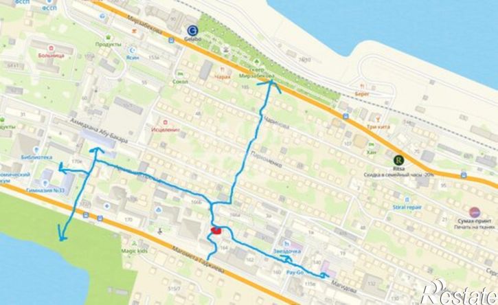 2-комн квартира улица Магомета Гаджиева, 168В,  д. 168В