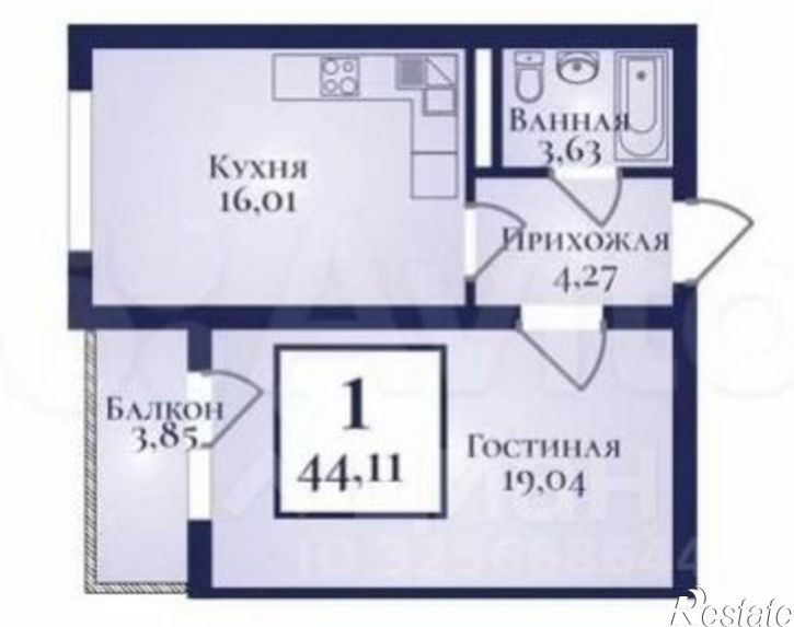 1-комн квартира в новом доме улица Ермошкина, 115,  д. 115