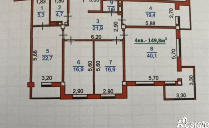 4-комн квартира улица Богатырёва, 10,  д. 10