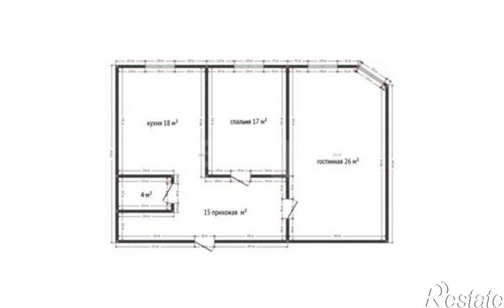 2-комн квартира улица Хивская 2-й переулок, 5,  д. 5