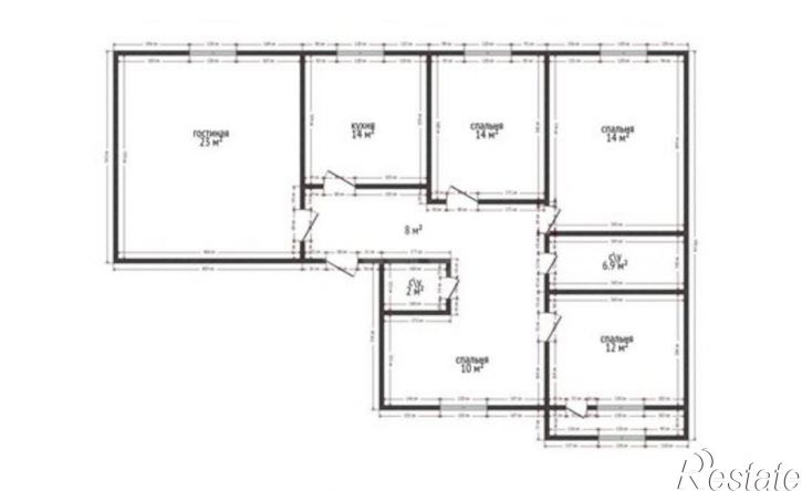 4-комн квартира ул Джамалутдина Атаева, 7Е,  д. 7Е