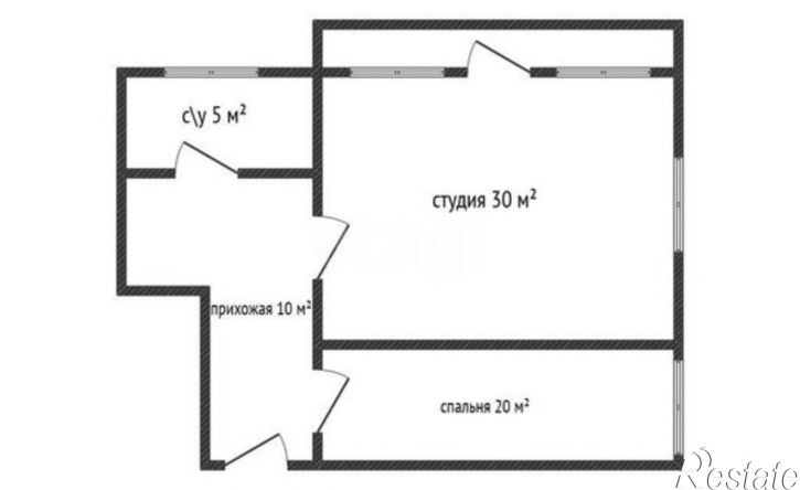 1-комн квартира улица Ибрагима-Хаджи Урадинского, 9