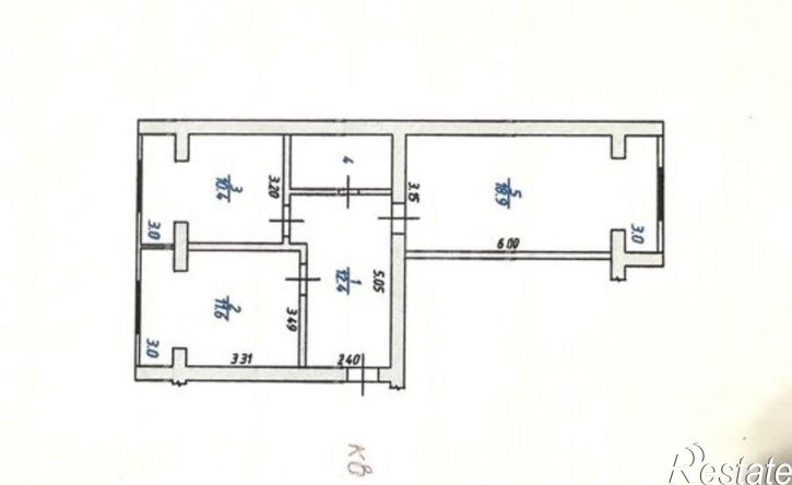 2-комн квартира улица Керимова, 51к3,  д. 51к3