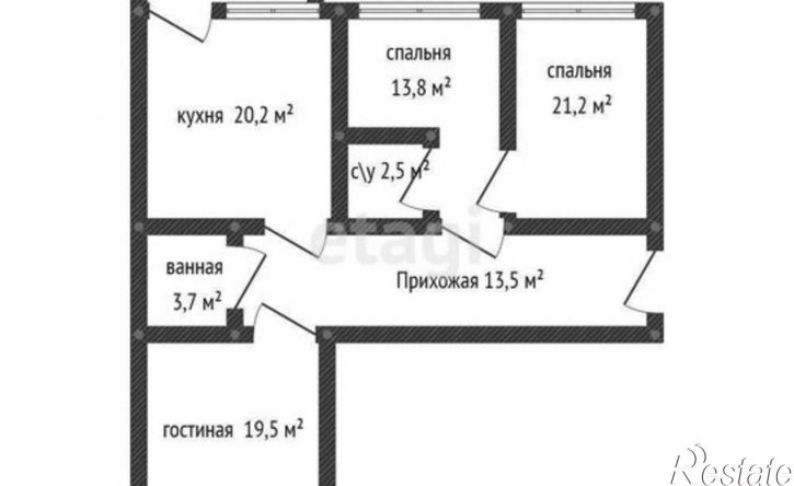 3-комн квартира ул Ахмата-Хаджи Кадырова, 124,  д. 124