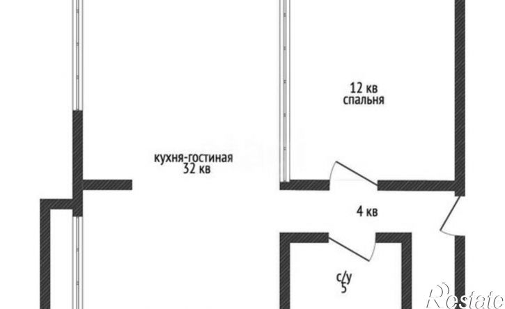 2-комн квартира улица Лизы Чайкиной, 56,  д. 56