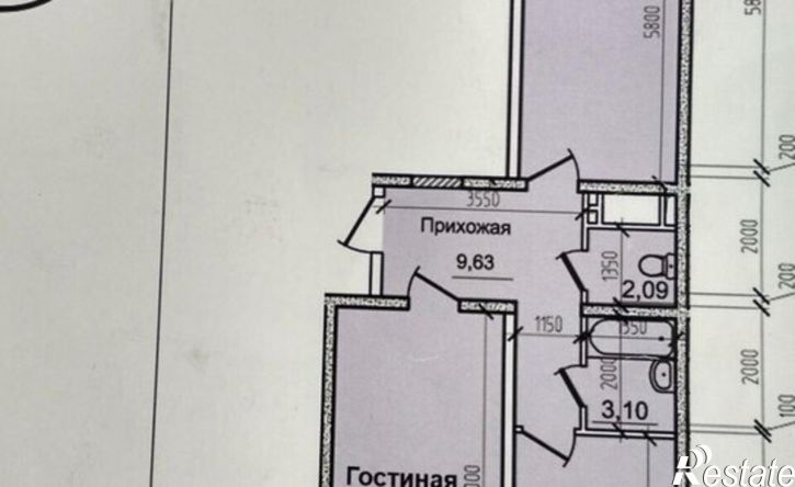 2-комн квартира в новом доме ул Каримова, 6Г,  д. 6Г