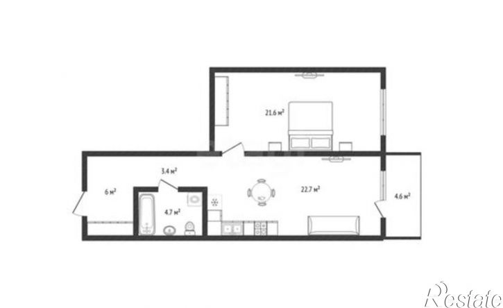1-комн квартира пр-кт Насрутдинова, 274Е 2,  д. 274Е 2,  к. 2