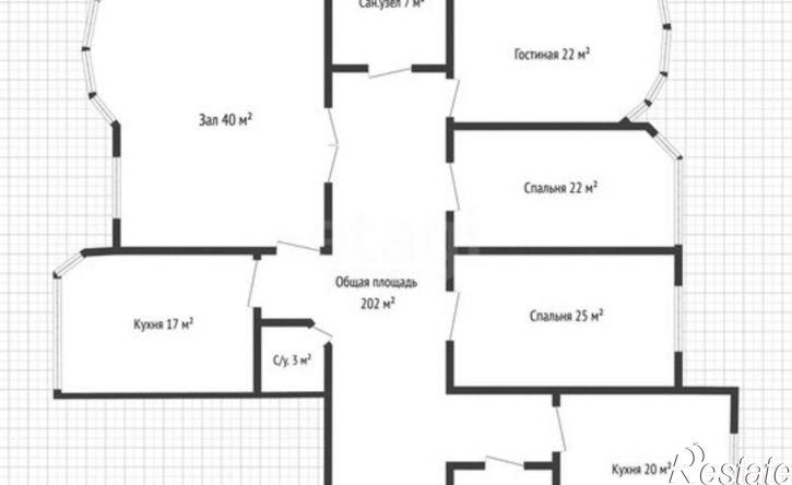 5-комн квартира улица Грязелечебная, 48А к3,  д. 48А к3