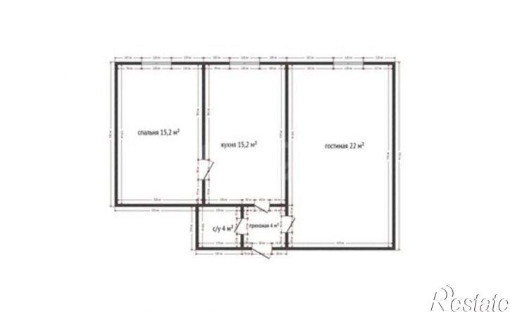 2-комн квартира ул Кадарская, 38,  д. 38