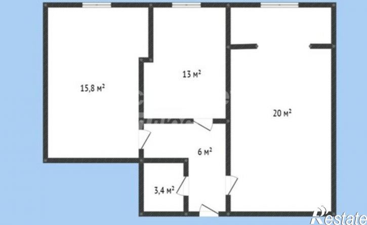 2-комн квартира улица Бейбулатова, 28В,  д. 28В