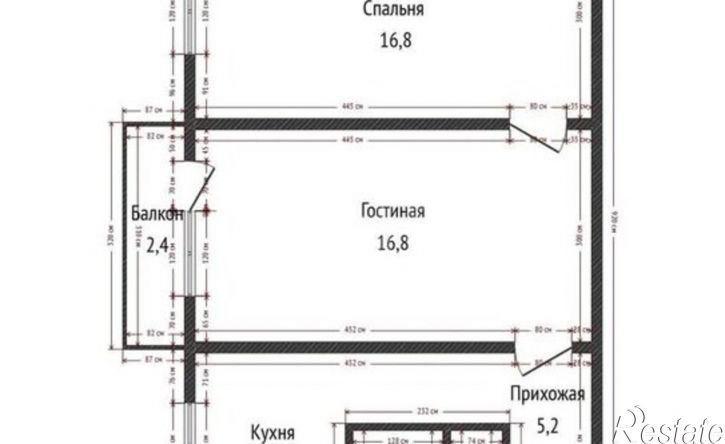 2-комн квартира проспект Гамидова, 30В,  д. 30В