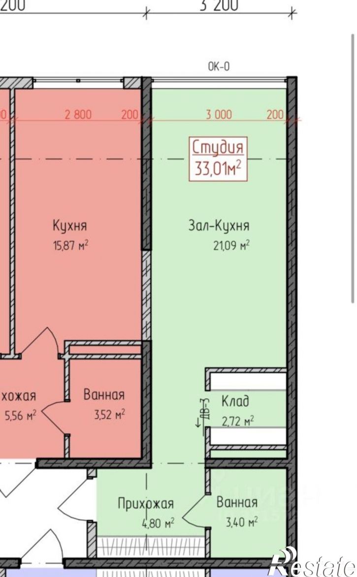 1-комн квартира
