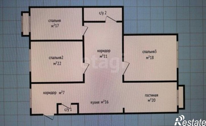 4-комн квартира улица Хаджи Булача, 17Д,  д. 17Д