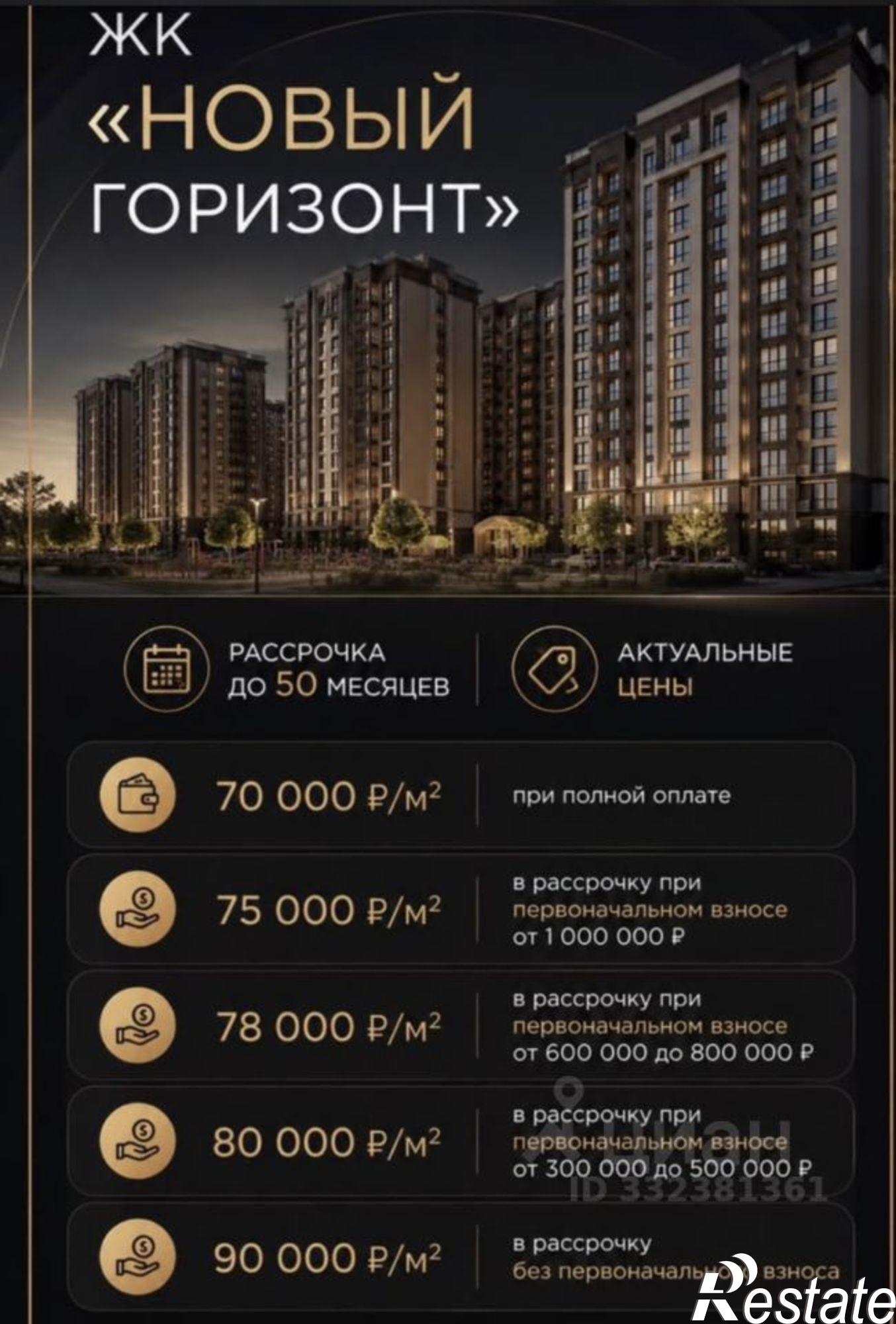 Купить квартиру за 3 220 000 рублей на Луговая улица