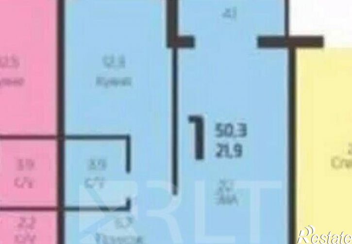 1-комн квартира ул Керимова, 15Б/8,  д. 15Б/8