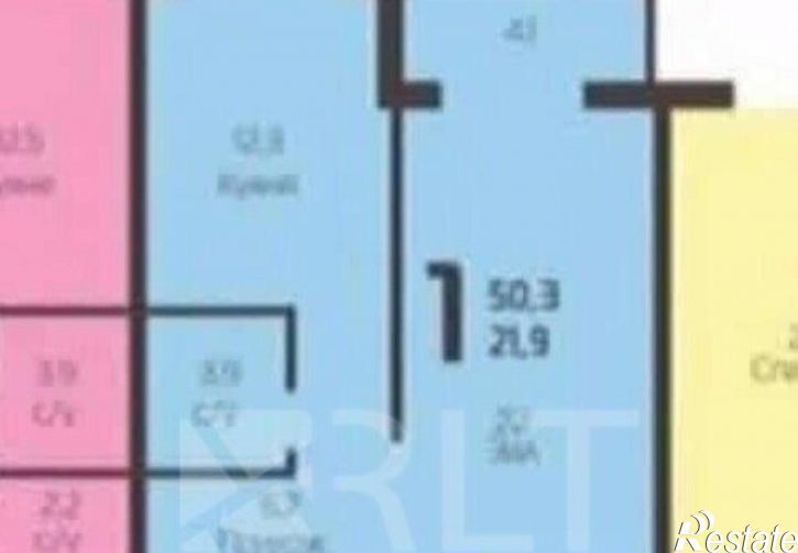 2-комн квартира ул Керимова, 15Б/8,  д. 15Б/8