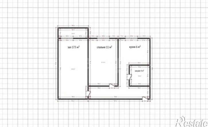 2-комн квартира улица Лаптиева, 51А,  д. 51А