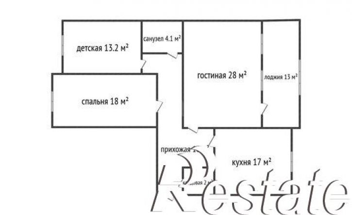 3-комн квартира улица Юсупова, 84к1,  д. 84к1