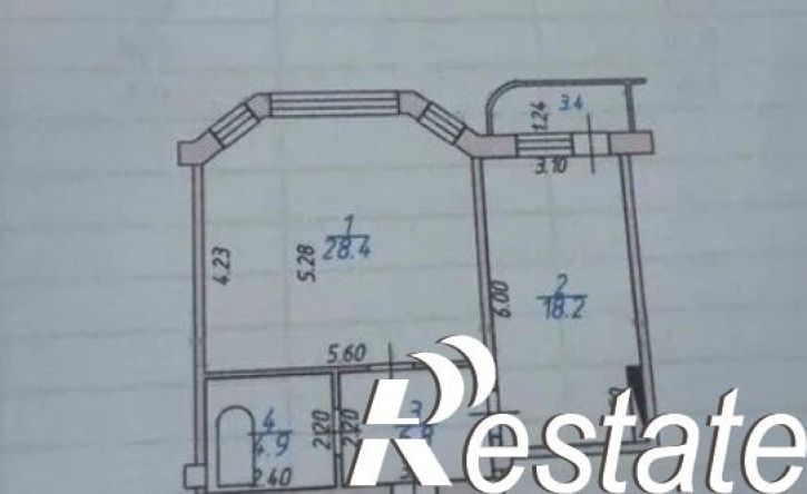 2-комн квартира улица Времена Года, 8А,  д. 8А