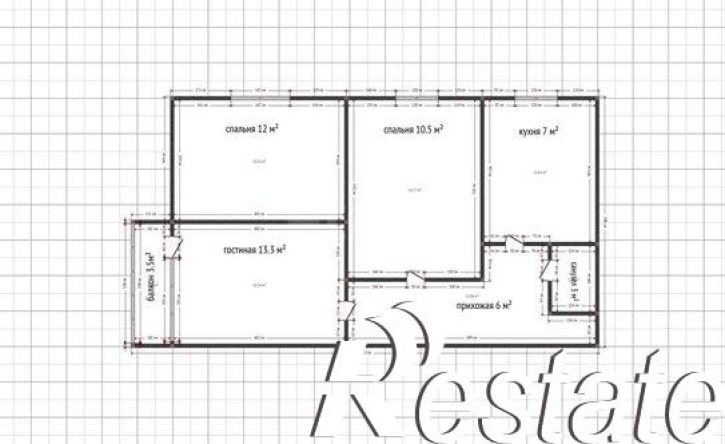 3-комн квартира улица Лаптиева, 51А,  д. 51А